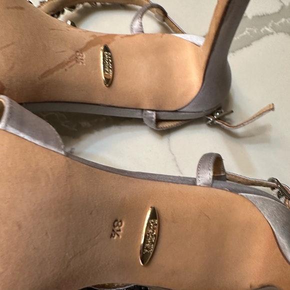 BEJEWELED BAGLEY MISHKA STRAPPY SILVER Sandal - Picture 7 of 8